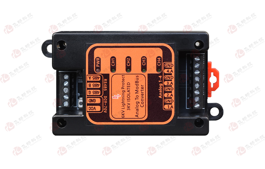 青青草视频免费在线观看科技-工业级 轨式4路模拟量输入 ModBus RTU
